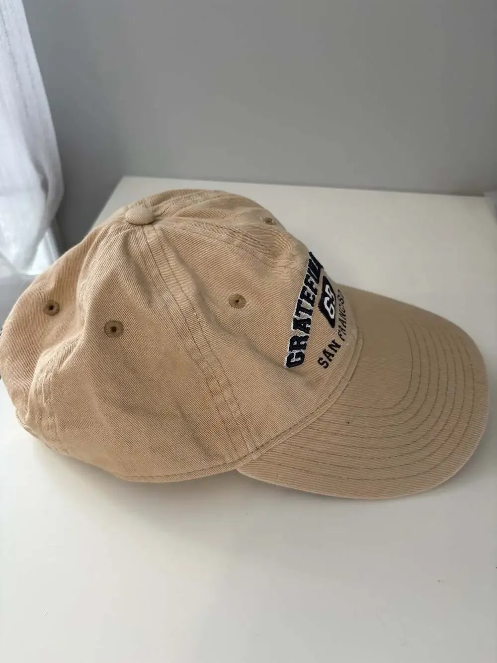 Liquid Blue Grateful Dead San Francisco '69 Embroidered Khaki Baseball Hat